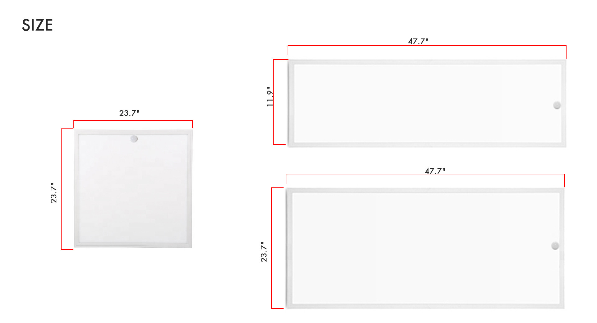 Commercial Electric Led Color Changing Flat Panel Light High Brightness