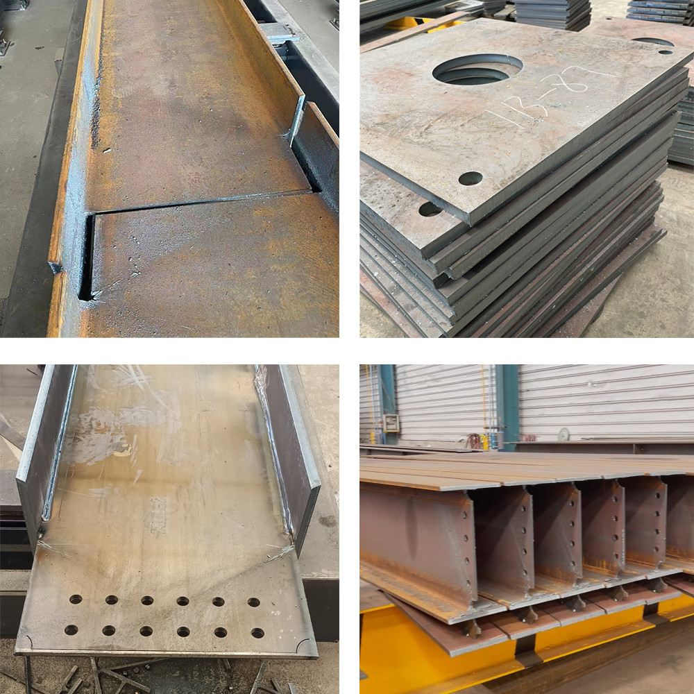Professional H Beam I Beam U Beam Profile Laser Cutting Machine Flange Bevel Cutting with Beckhoff Control System