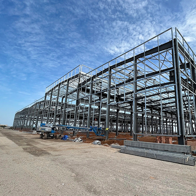 Pre Engineered Steel Buildings , Light Galvanized Steel Frame Metal Buildings