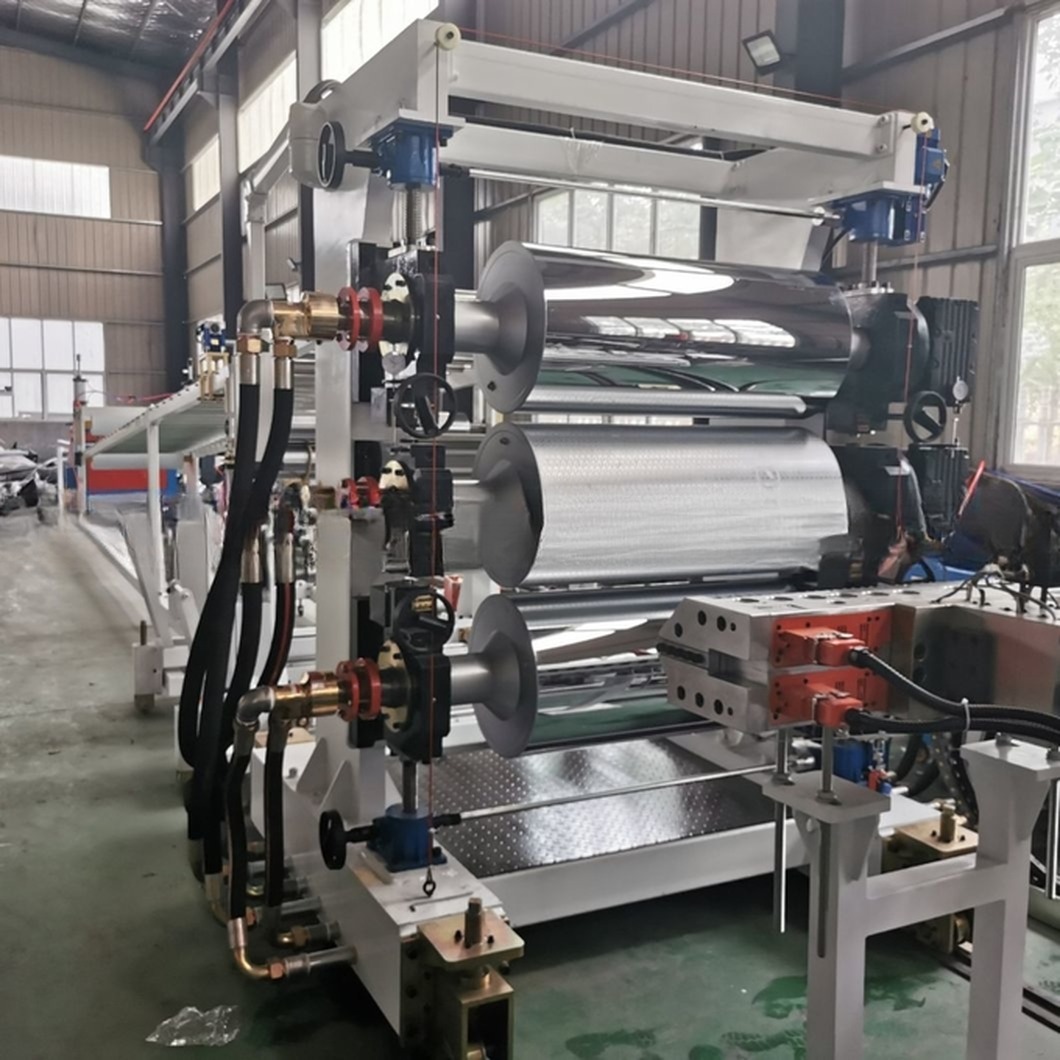 New Design Geocell Production Line with Online Punching and Ultrasonic Welding Machine