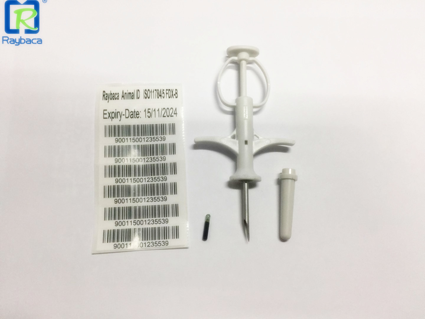 Antibacterial Animal Tracking EM4305 Rfid Pet Microchip