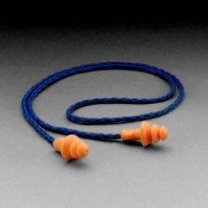  3M 1270 Reusable Ear Plug, Corded, Orange color,500/Case Manufactures