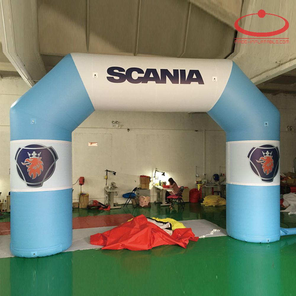 420D Oxford cloth customize logo size Commercial Advertising inflatable arch