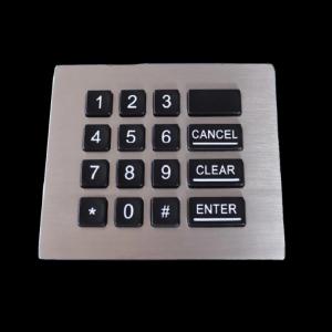 Vending Machine Backlit Numeric Keypad Customizable Layout Shake Proof
