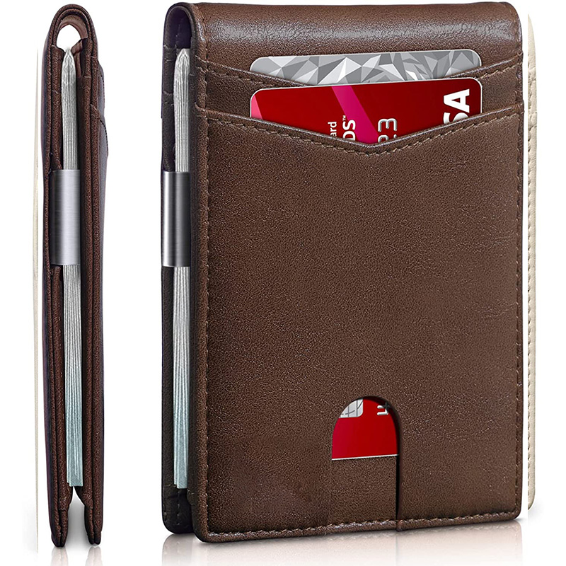 Men's RFID Carbon Fiber Credit Card Holder with Larger Capacity and Multiple Card Slots