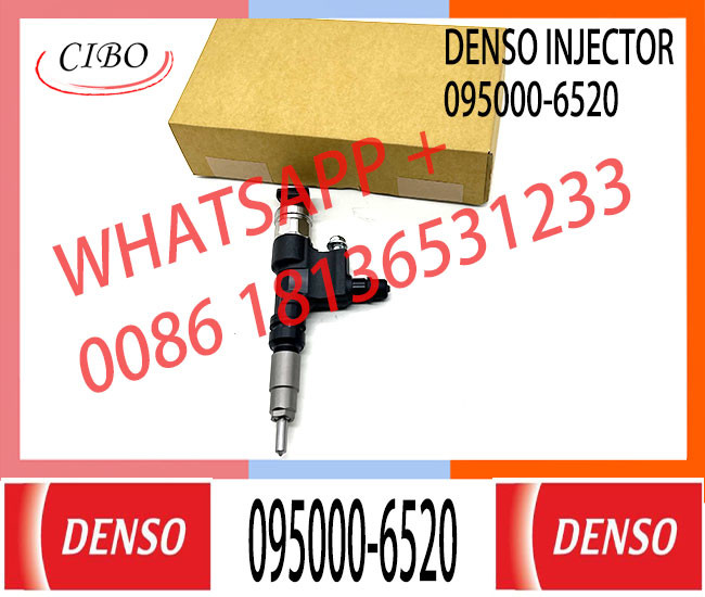 common rail injector 095000-6521 095000-6520 9709500-652 injector for Hino 300 N04C injector nozzle 095000-6521 095000-6