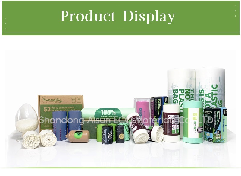 Custom Printed Compostable Dog Poop Bag Biodegradable Polythene Cornstarch
