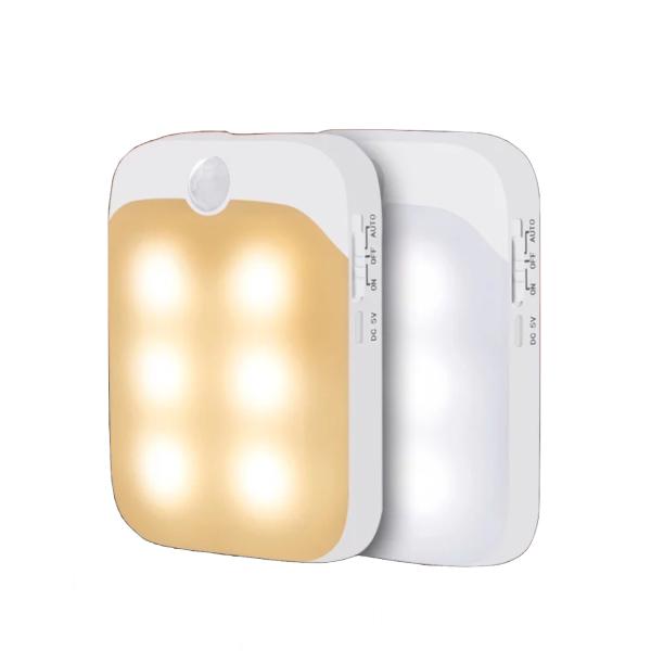 Rechargeable Motion Sensor Light,6-LED Stick Anywhere Wireless Smart Motion