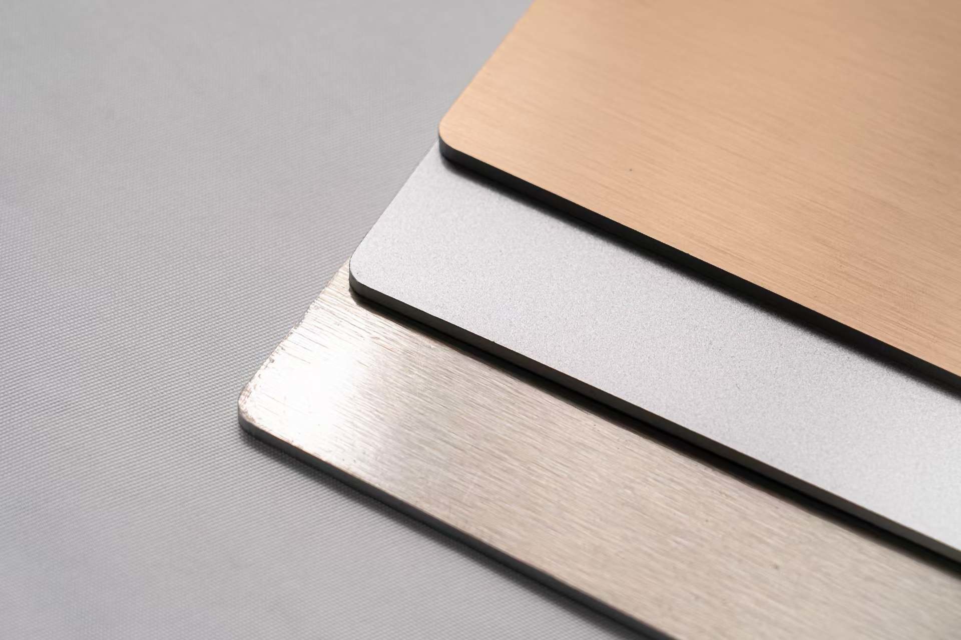 PE Aluminum Composite Panel 0.1mm Aluminum Layer 3.0mm Thickness High Gloss Finish for Indoor Walls