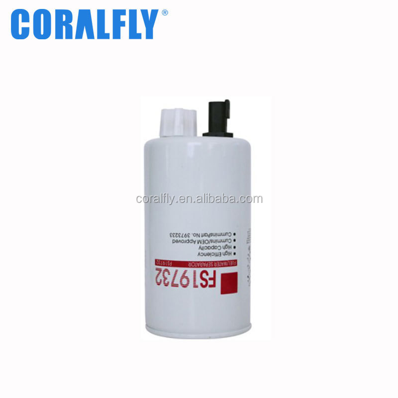 Fs19732 P550848 43919935 43802263 N909030 33732 CORALFLY Fuel Water Separator Filter Sensor Port And Reusable Sensor