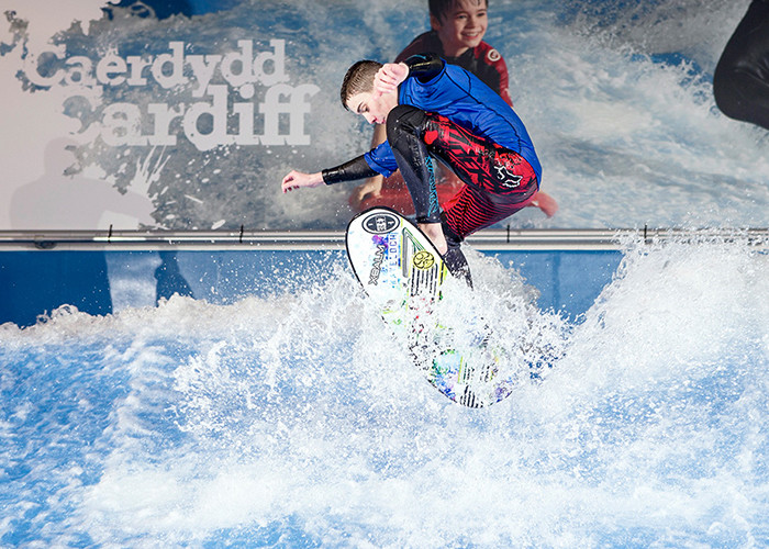 19 X 13.5m Area Water Wave Pool , Artificial Wave Pool With 165 KW Power