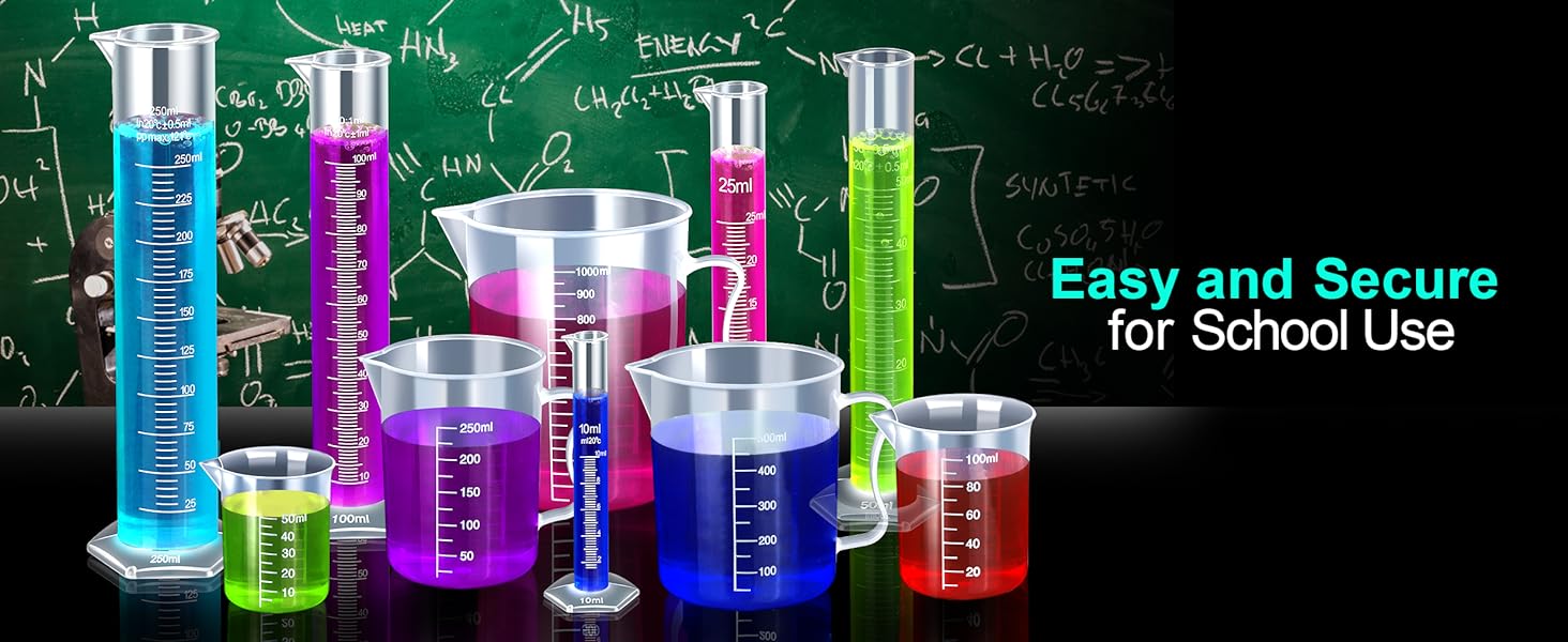 Plastic Graduated Cylinders  Plastic Beakers