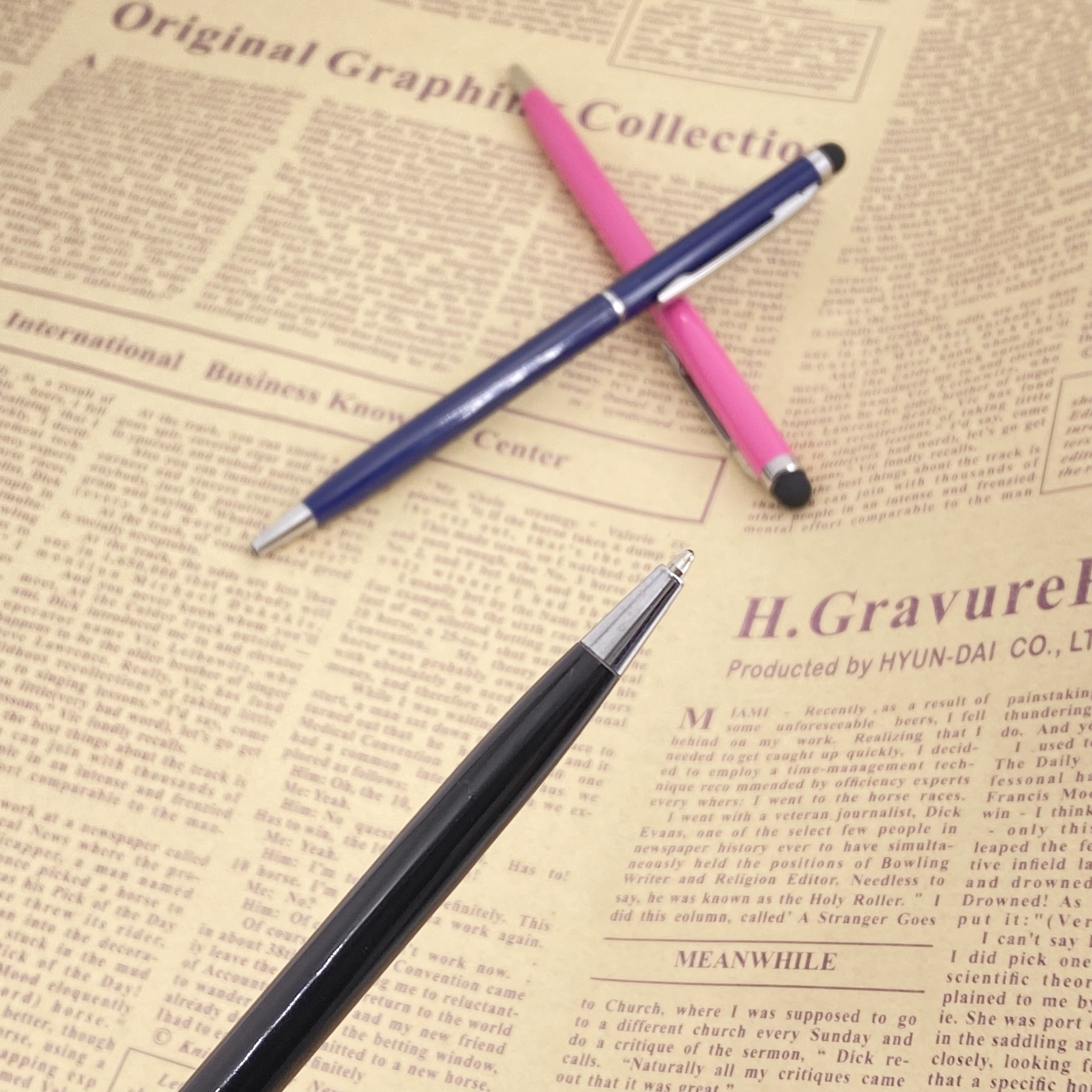 Twist-Type Touch Screen Ball Pen Classic Slender Ballpoint Pen Hotel Promotion Pen