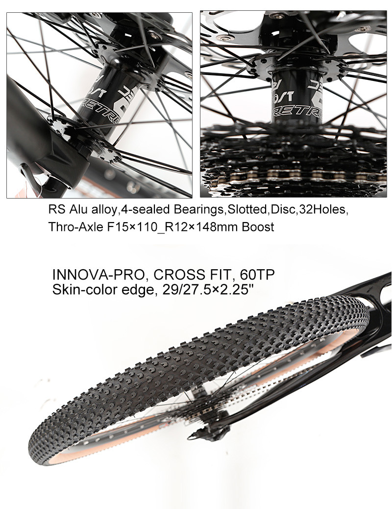 29er Carbon Fiber Full Suspension Mountain Bike