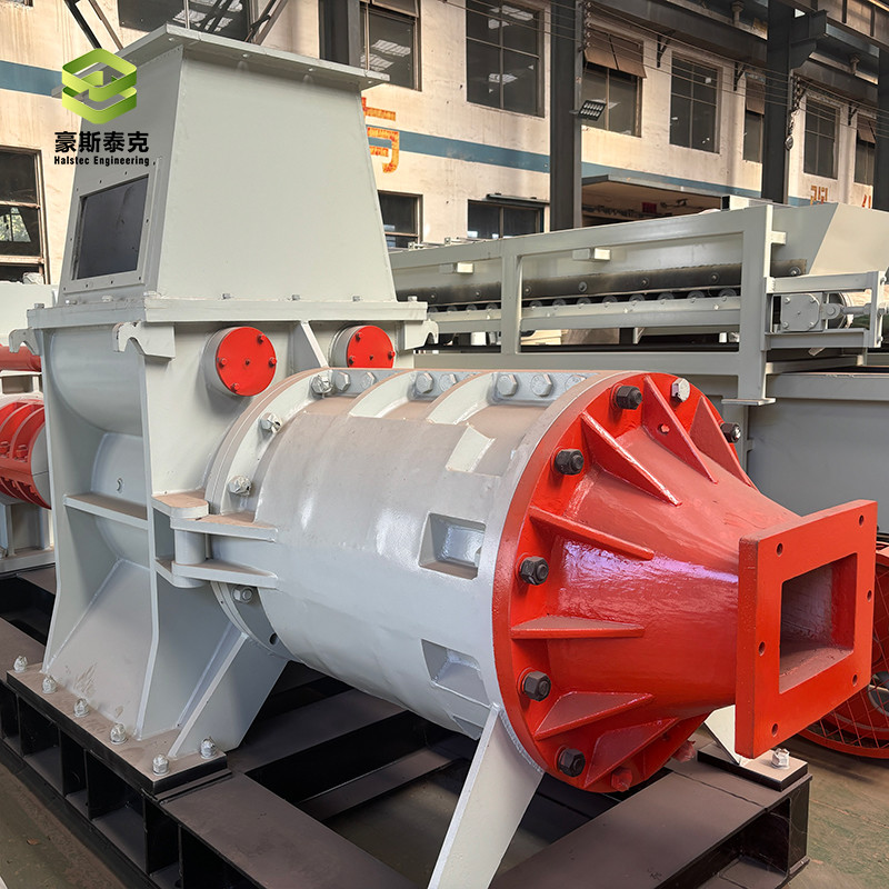Method Vacuum Exturding Fired Clay Brick Making Machine Double Stage Vacuum Extruder With Full Steel Design Easy Operation Longer Usage Life