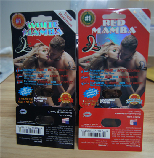 Custom Printing Thunder Bull Pills Blister Card Packaging Boxes With Butterfly Hole