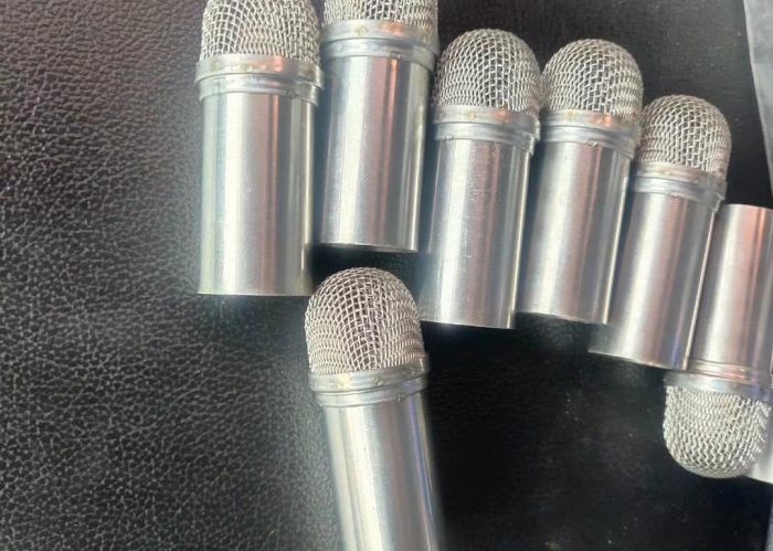80mesh 0.12mm×0.12mm Wire Mesh Filter Disc , Speaker Grill Mesh Brass
