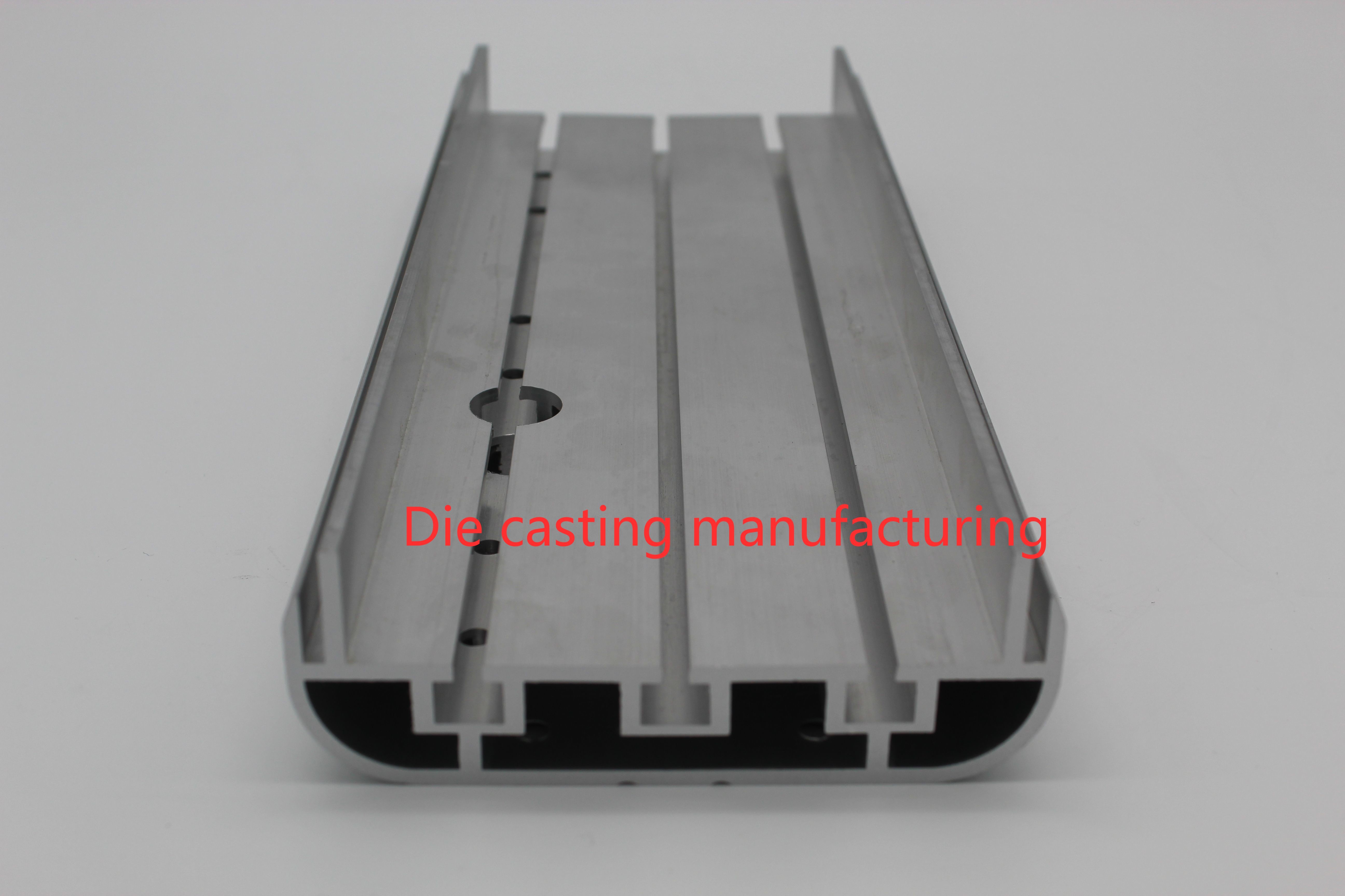 Silver Anodizing Aluminum Extrusion Parts AL6063 Electronic LED Heat Sink