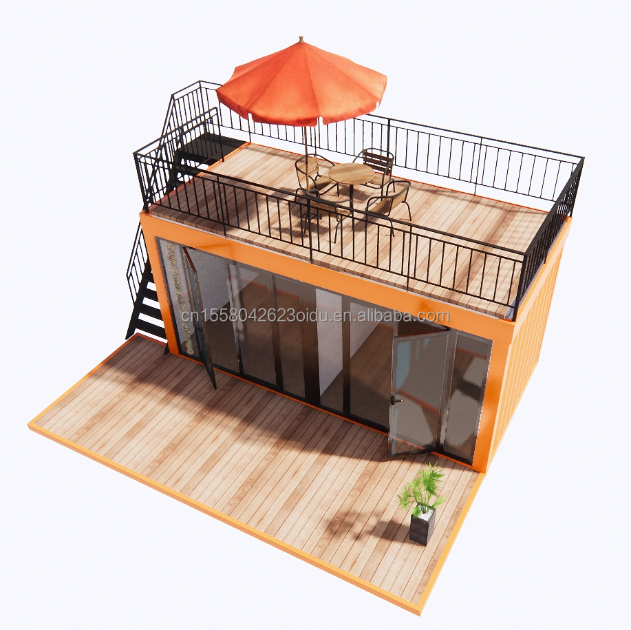Directly Sells Quick Assembly Prefabricated Steel Structure Mobile House for Home Coffee Shop Container in 20ft or 40ft