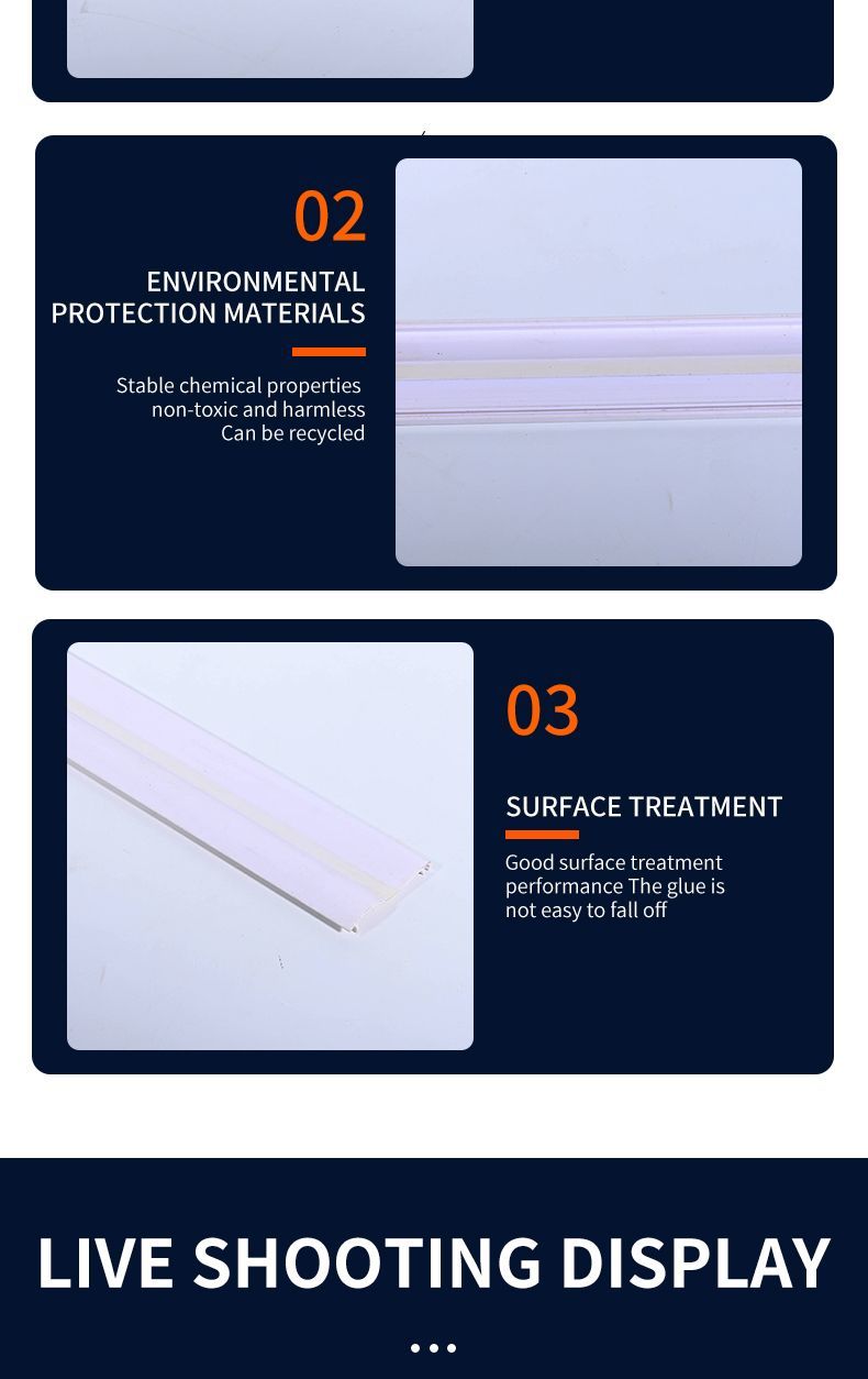 PVC Co Extrusion Plastic Screen Clips