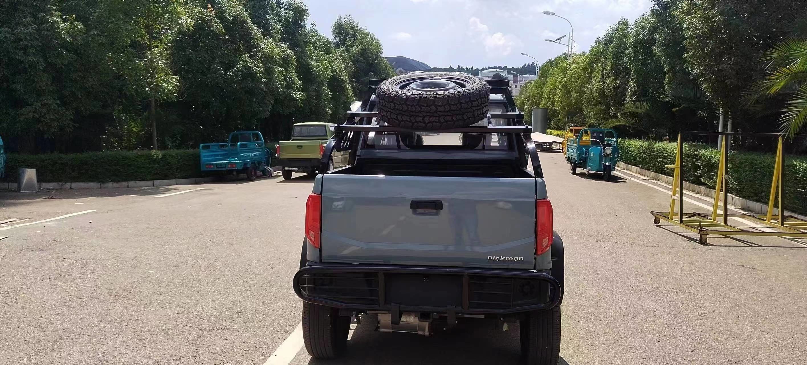 Electric Pickup Truck 4x4 Reverse Image 4 Doors Window Electric Off Road Pickup 4 Seats