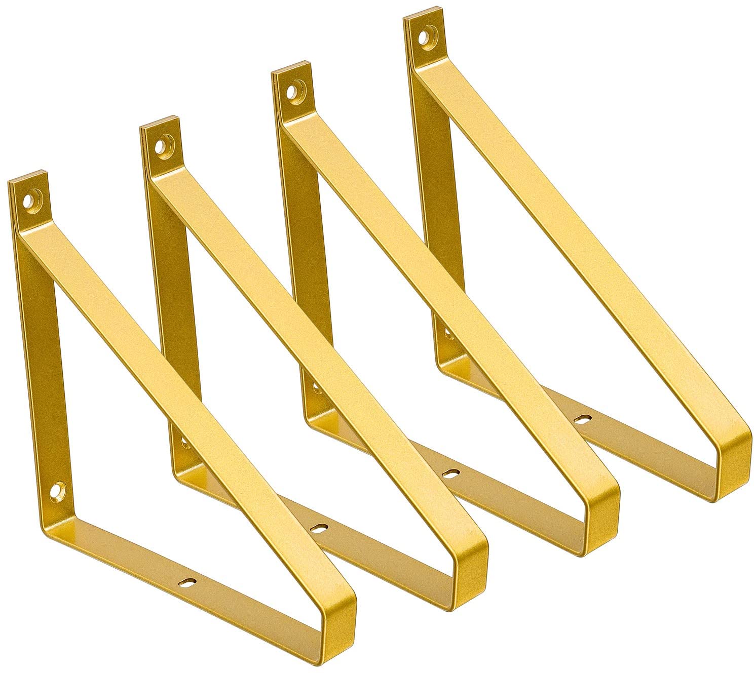 Single-side Bracket Metal Floating Shelf Brackets for Wall Mountable Home Decor Ideas