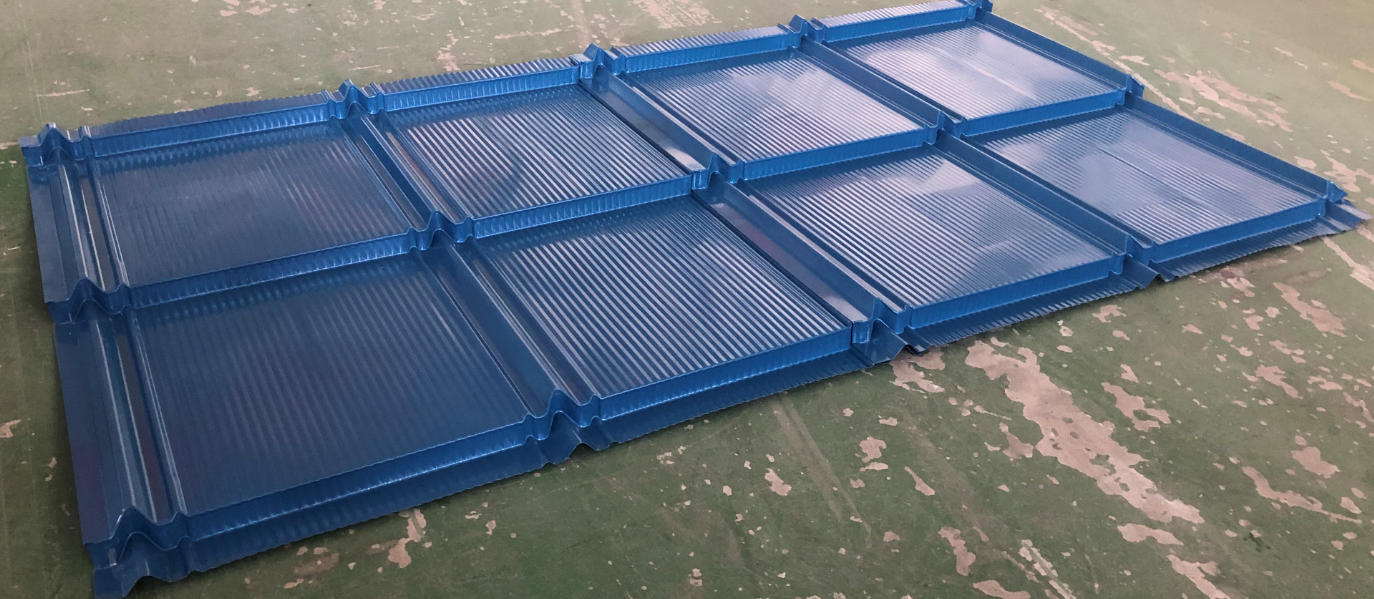 Glazed tile of finished product