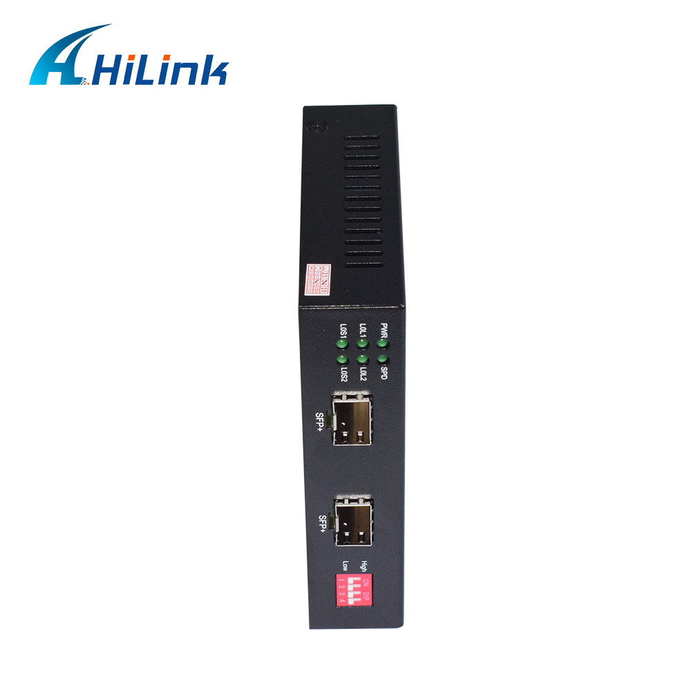 10G Transpondoer 10G OEO Media Converter SFP+ to SFP+ Fiber Optical Equipment DC12V1A