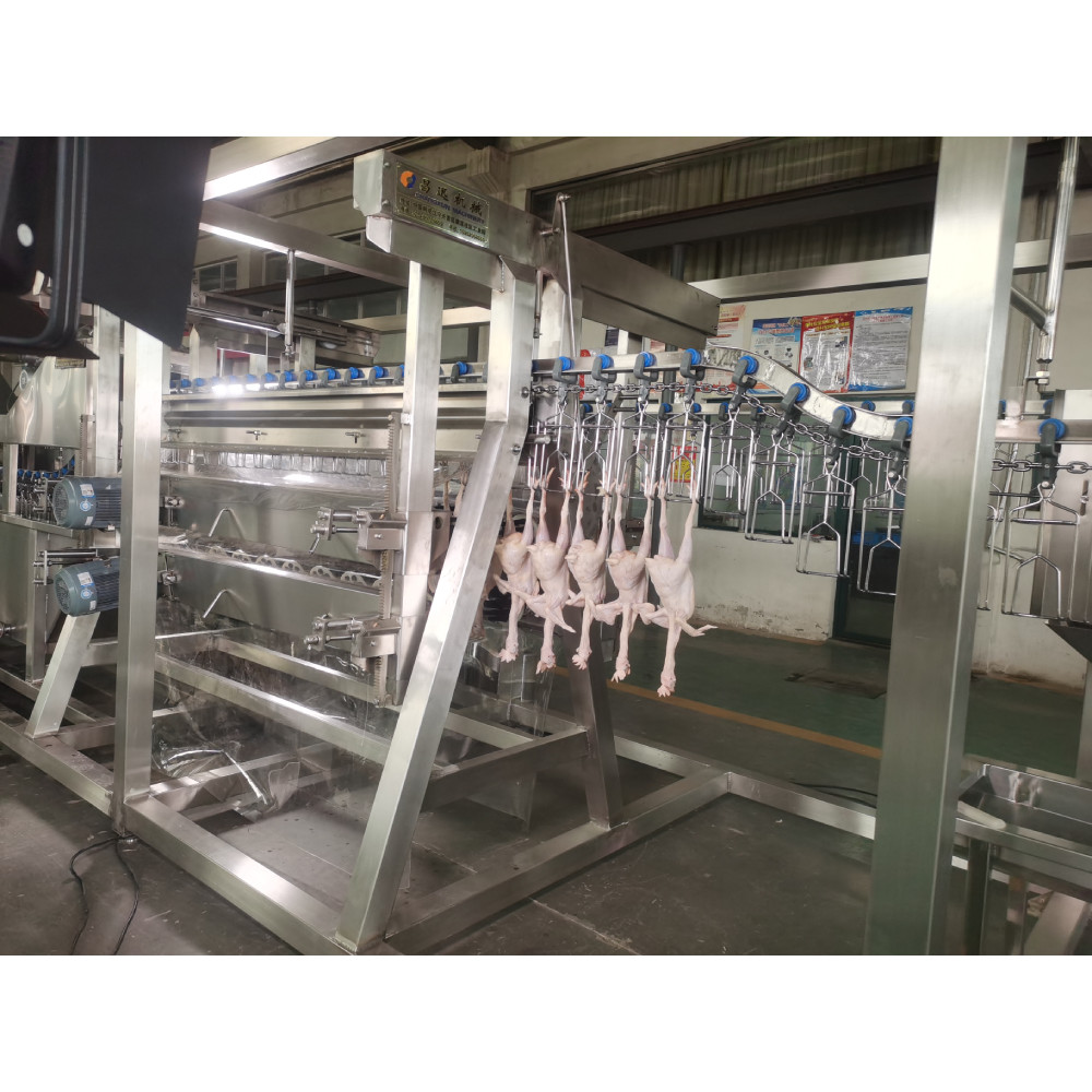 Compact mobile Poultry Slaughter Line / Mobile Chicken Butcher 500bph
