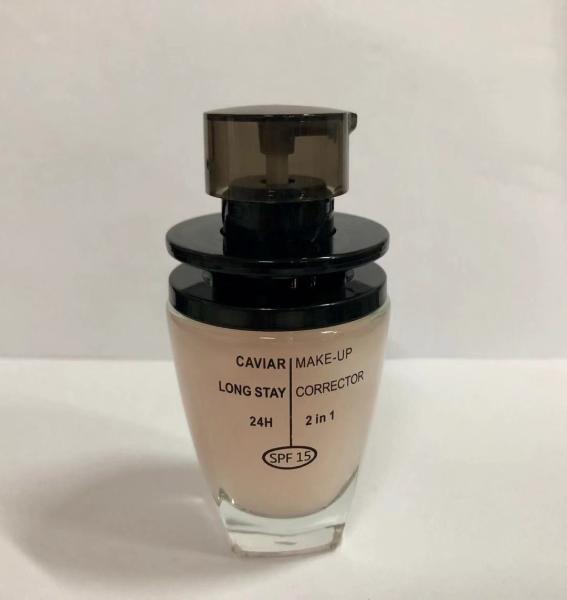 Professional 30ml Glass Foundation Bottles Makeup Packaging Various Logo And