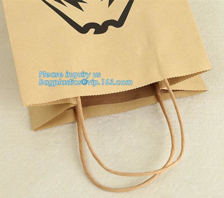 Cheap small paper gift bags Promotional Luxury OEM Design Gold Foil Logo Wedding Custom Paper Gift Bag with Ribbon PACK