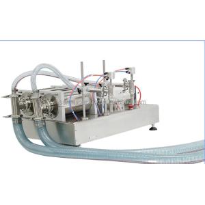 Full Pneumatic Double Head Table Top Liquid Filling Machine with 1% Filling