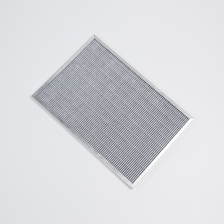 Chemical Activated Carbon Air Filter Stainless Or Aluminum Frame For IAQ Place