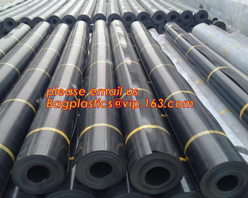 2mm HDPE reinforced polypropylene geomembrane for landfill,Geomembrane fish farming Pond Liner Hdpe Geomembrane BAGPLAST
