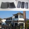 Buy cheap Pagoda Gardens Chinese Clay Roof Tiles Matt Bent Tea House Black Grey from wholesalers