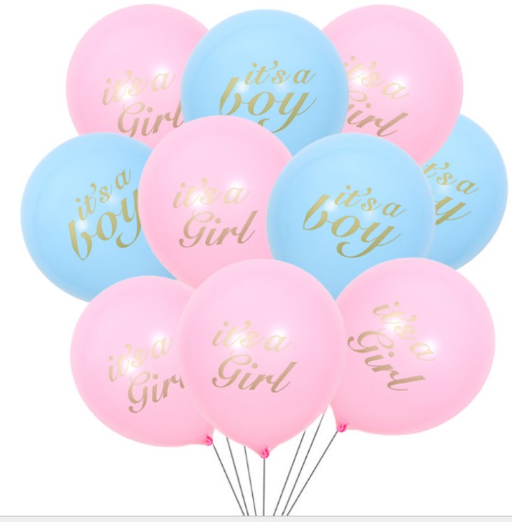 Foil helium balloon with latex confetti balloon