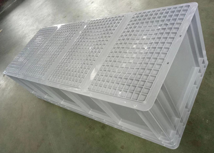 Motor Industry Bulk Volume Euro Stacking Containers 1000*400*290 mm Virgin Plastic Color Customized