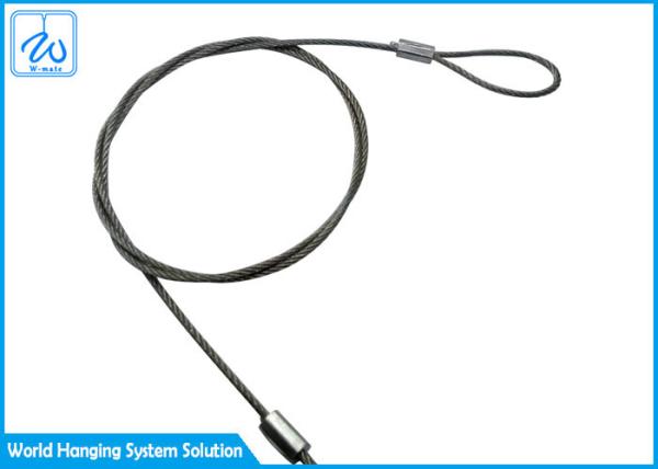 Stainless Steel Cable Slings Lighting Accessories Hanging Wire 4mm 1x19 Wire