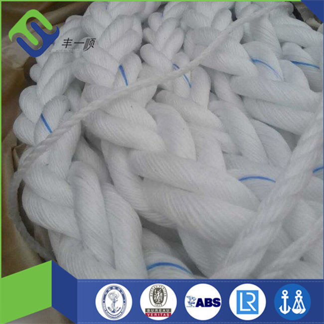 72mm Boat Polypropylene Tow Rope 8 Strand For Marine Equipment