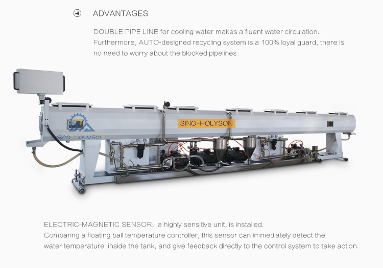 200-315MM PVC Pipe Production Line for Plastic Pipe Making 440V
