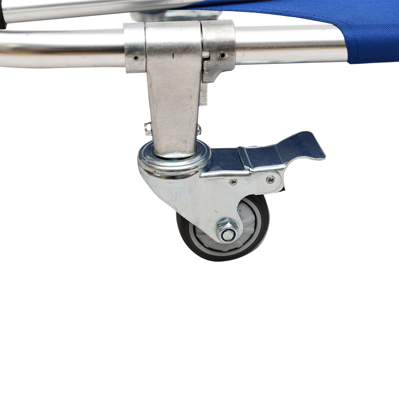 First-Aid Devices Logo Customized Logo 4 Wheels Folding Stretcher for Fire Fighting