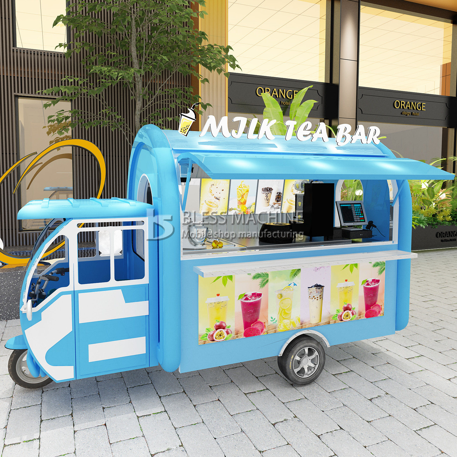 2022 Flour-Based Electric Mobile Hair Cut Salon Van for Meat Processing Plants Outlet