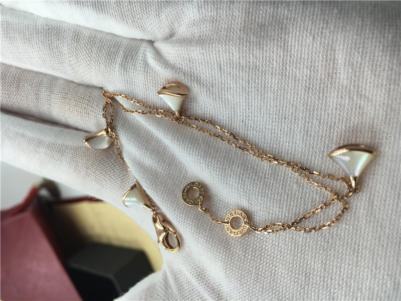 No Diamond Luxury Jewelry Jewelry Divas Dream Bracelet 18K Rose Gold With Morher Of Pearl
