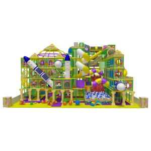 China Commercial Indoor Playground Equipment With Large Children Slide on sale