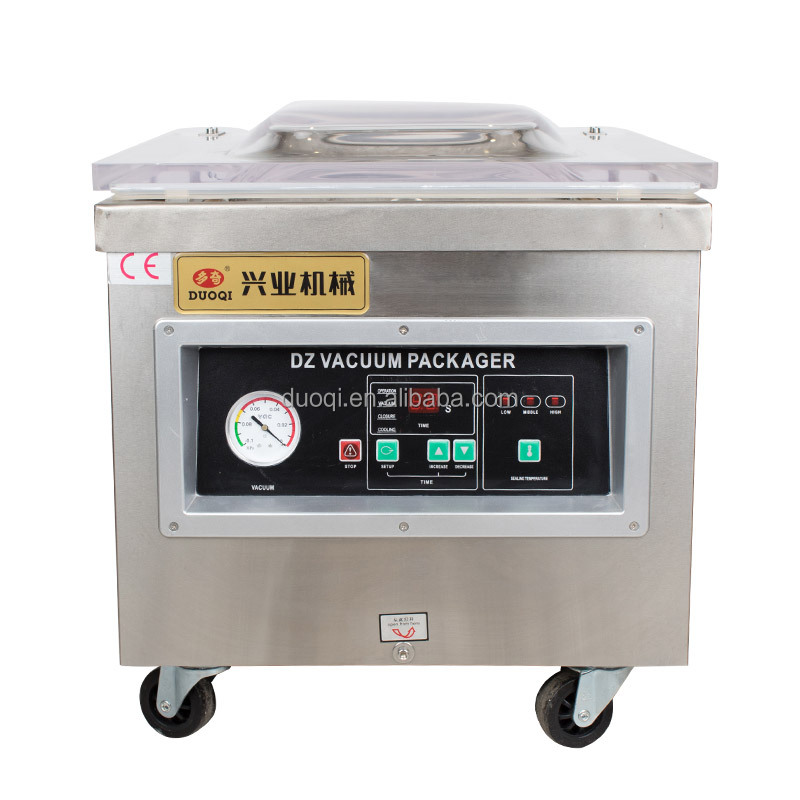 DUOQI DZ-360 Stand Type Double Sealing Bar Vacuum Packaging Machine 550610850 mm Size