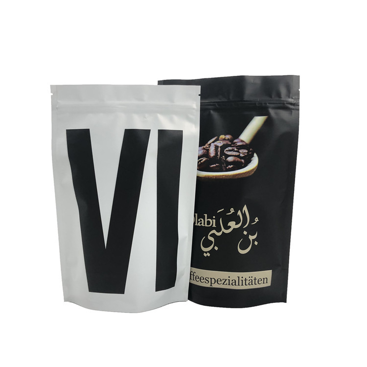 Colorful Printing Snack Packing Bag MOPP VMPET PE Matt Finish Black Moisture Proof
