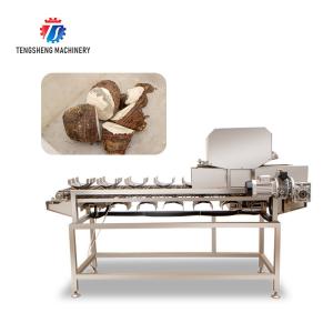 Automatic Vegetable Radish Corn Taro Cutting Half Machine