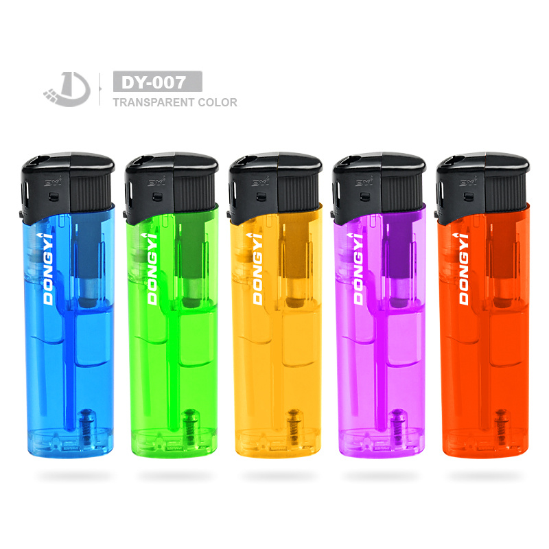 Dongyi Factory Wholesale Rubber Color Cigarette Electronic Lighter with Five Color
