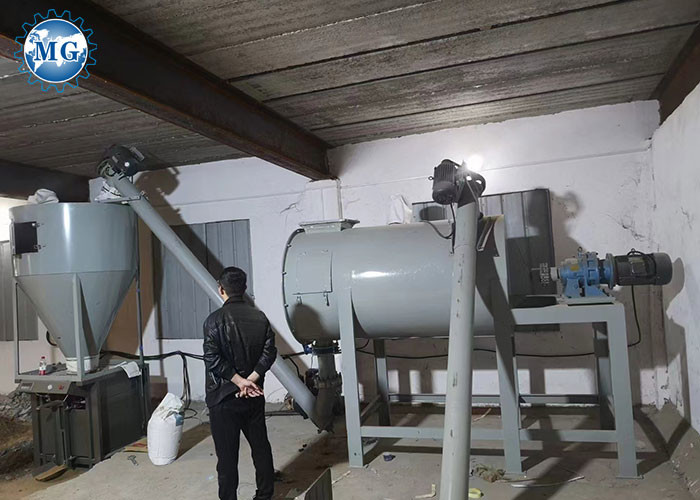 415V Small Industrial Dry Mortar Cement Mixer 3ton Production Line