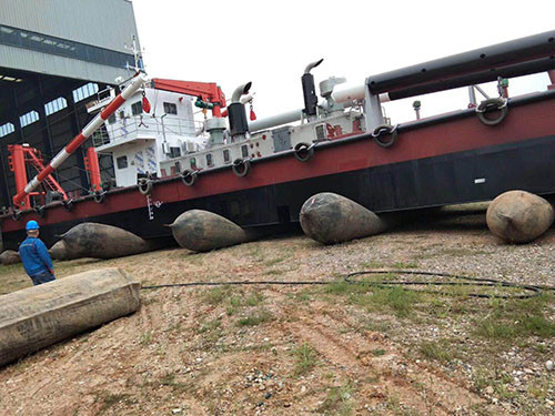 0.17MPa 0.2MPa Marine Rubber Airbag Launch 8m To 24m Length
